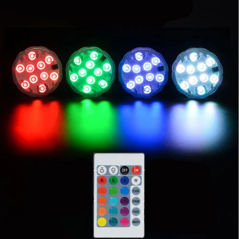 10 LED RGB hookah accessories hookah shisha LED light narguile chicha accessories festive party decoration with remote control 16 colors TSENG 0005, hookah accessories