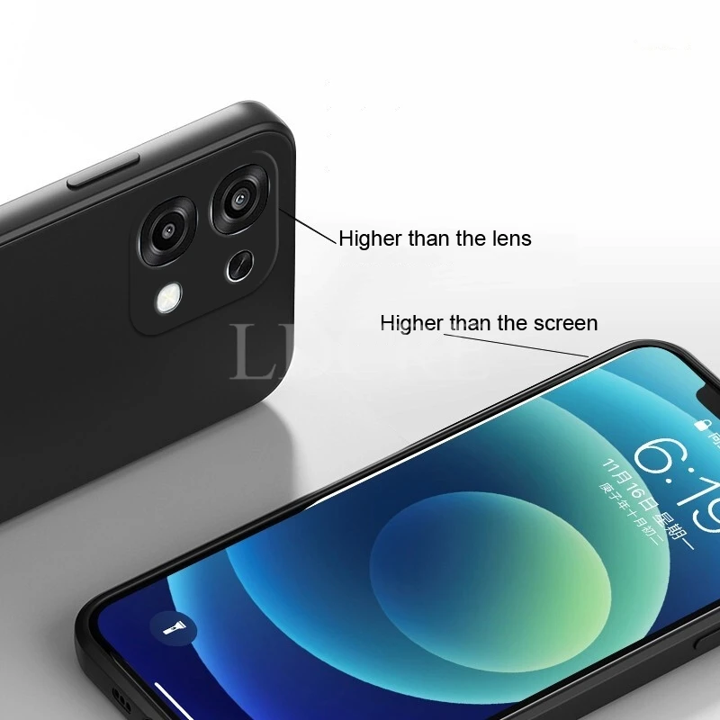 Liquid Silicone Rubber Phone Protector Case - Premium Plain Cover