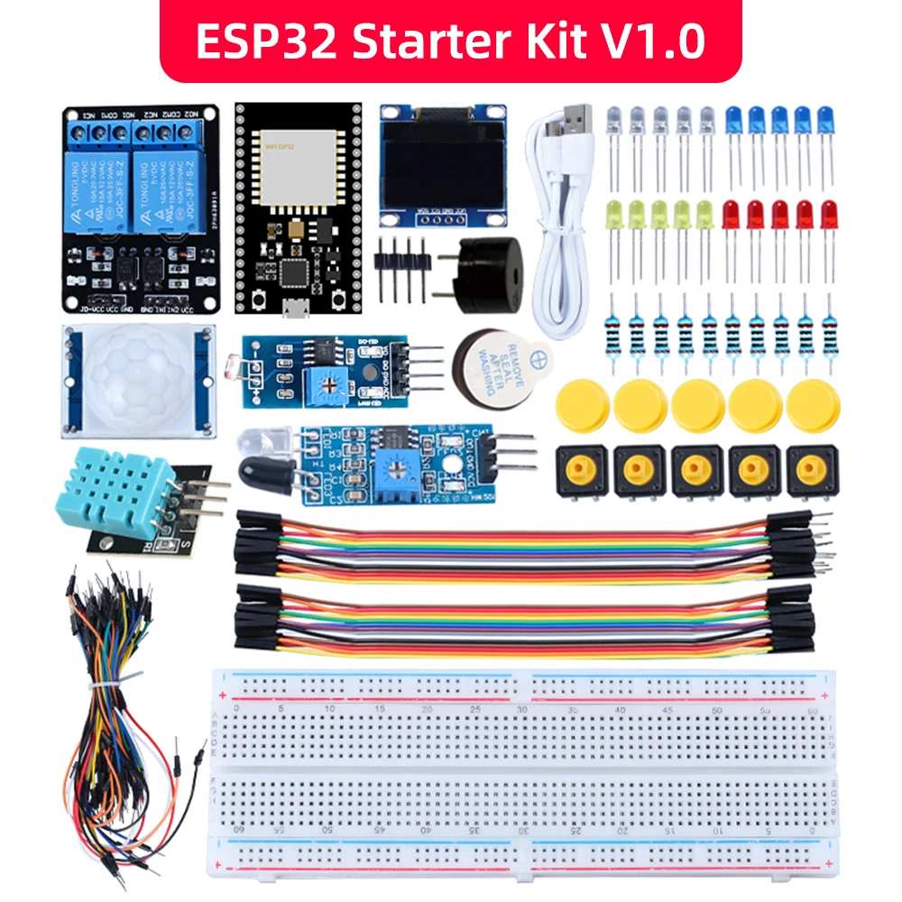 ESP32 Automation Equipment Kit for Arduino Programming Big Public Electronics Electronics Starter Kit ESP Explorer