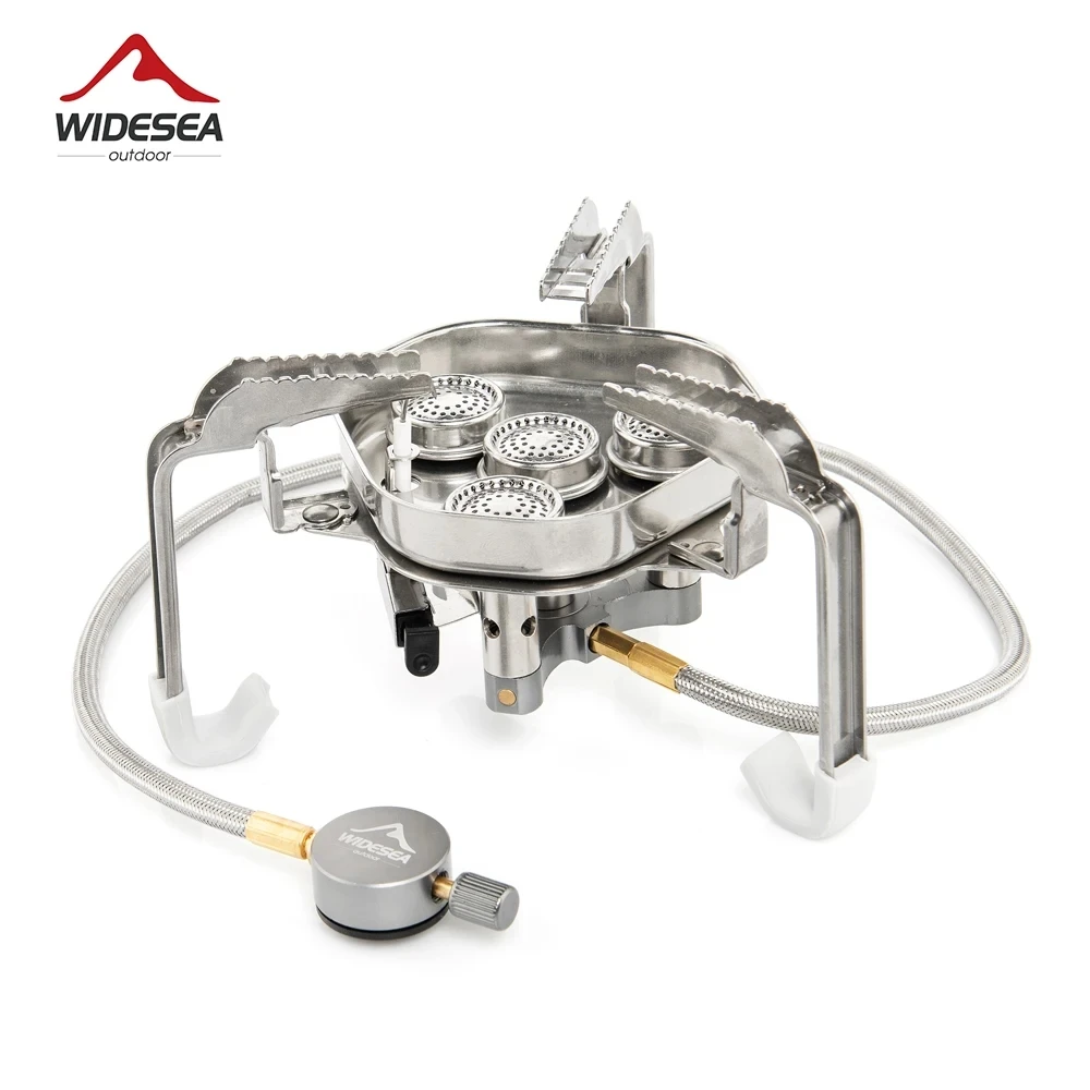 

Widesea Camping Gas Stove 7500W Big Power Cookware Portable Furnace Picnic Tourist Burner Barbecue Tourism Outdoor Supplies