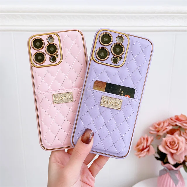 Designer IPhone Phone Cases 15 14 Pro Max Luxury LU Leather Card Slot  Holder Wallet High Quality 18 17 16 15pro 14pro 13pro 13 12pro 12 11 XS 7 8  Plus Purse With Logo Box From 2,11 €