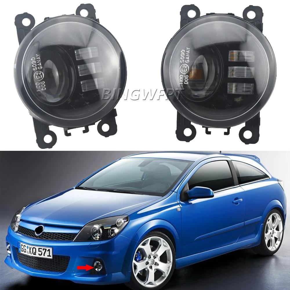 Car Double Led Drl 12v Lamp For Vauxhall Holden Opel Astra G H Opc Vxr