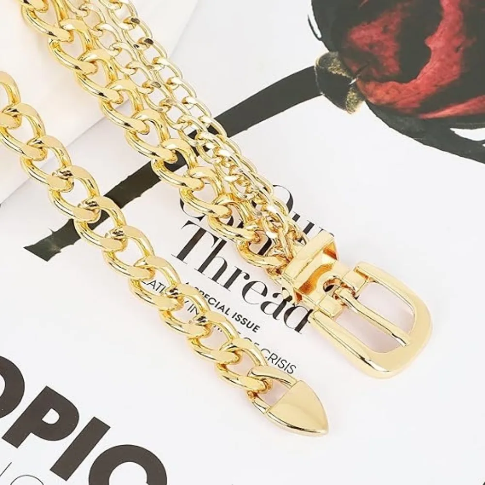 Metal Chain Belts Women Waistbands Long Tassel Waist Chain Dress Jeans Belts Lady Waistband Belts Women Body Chain