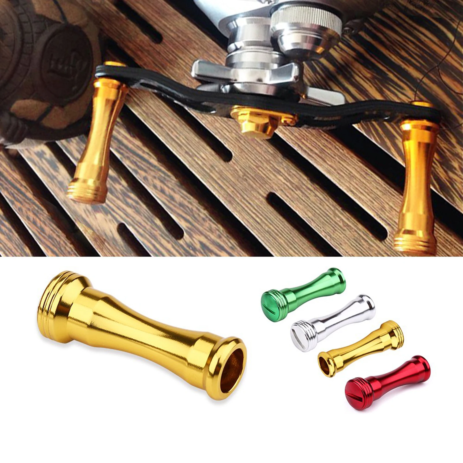4ColorsMetalLightweightFishingReelHandleKnobsforSpining