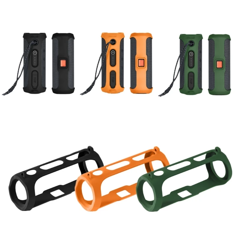 Per Jbl Flip Essential 2 Custodia Per Supporto In Silicone Per Altoparlanti Wireless