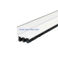 Door Draft Stopper with Soundproof Seal and Adjustable Sweeps (For grey)