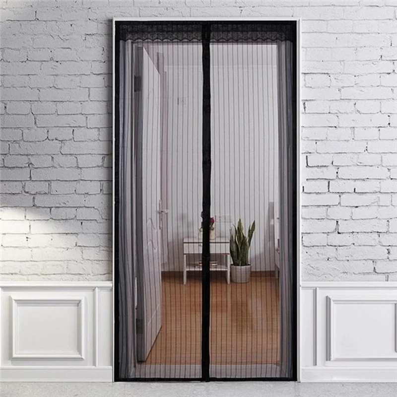 

Anti Mosquito Magnetic Screen Door Curtains Fly Insect Screen Door Mesh Door Screen Magnetic Closure Home Sticker Curtain