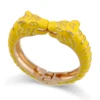 KAYMEN New Enamel Colorful Tiger Bangle Cuff Bracelet for Women Girls Statement Multicolor Fashion Bangle Jewelry 15 Colors 4