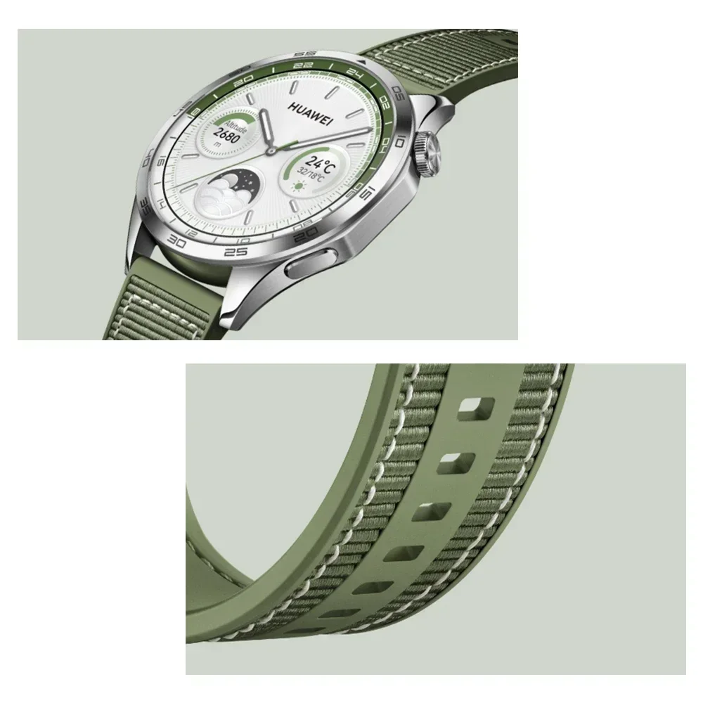 Stylish 22mm Woven Braid Belt Watch Strap - Official Edition