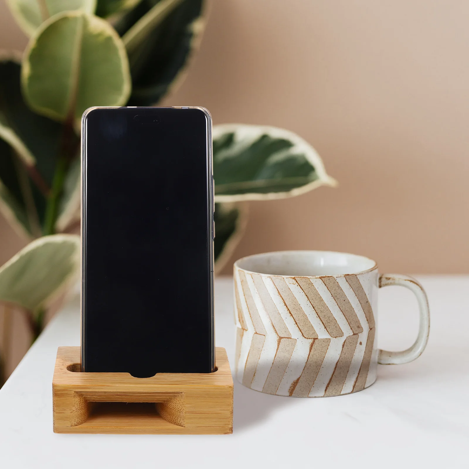 Wood Cell Phone Stand Mobile Phone Sound Amplifier Stand Wooden Cell Phone Stand with Sound Amplifier Phone Holder Desk Support