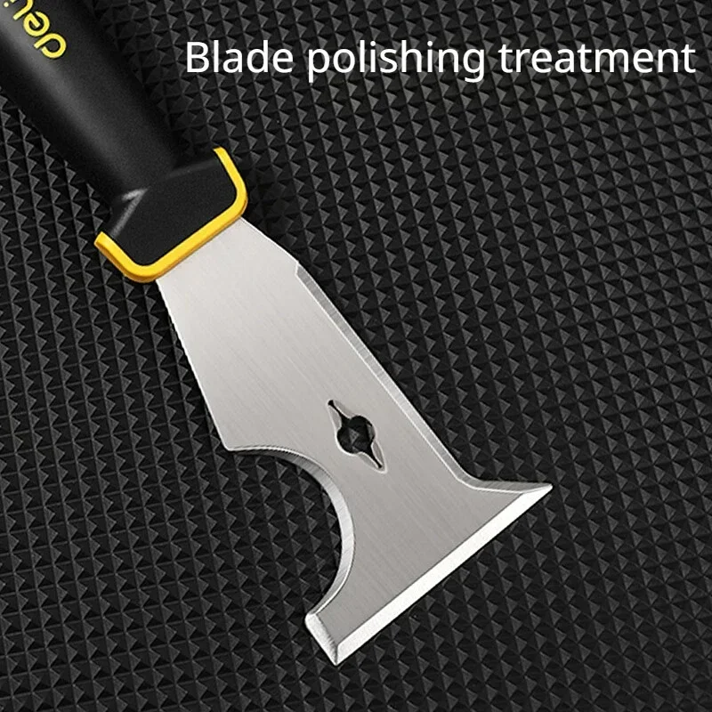 Deli Stainless Steel Putty Knife Scraper putty knife scraper drywall spatula paint scraper Paint Scraper Tool Multi-Use Drywall Paint Stripper Tool for Scraping & Caulk