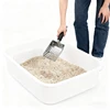 Stainless Steel Cat Litter Scoop Rubber Handle Sturdy Mesh Scooper Durable Kitty Litter Box Cleaning Tools for Pets Gatos 3