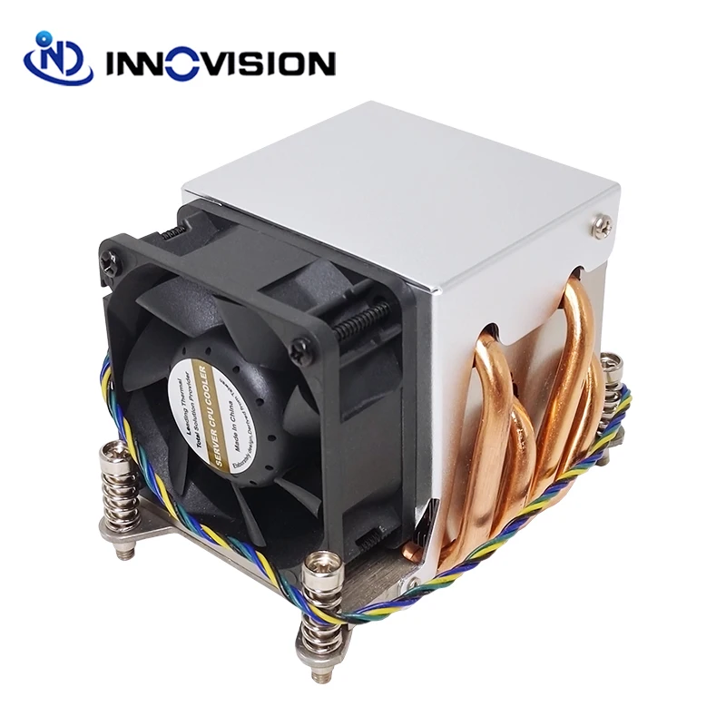 Estreito Ilm Cpu Cooler Servidor Dissipador de Calor para Xeon Cpu com Ventilador Novo Lga2011 2066 2u