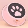A pet stainless steel cat and dog bowl is non slip and easy to clean indoors 3