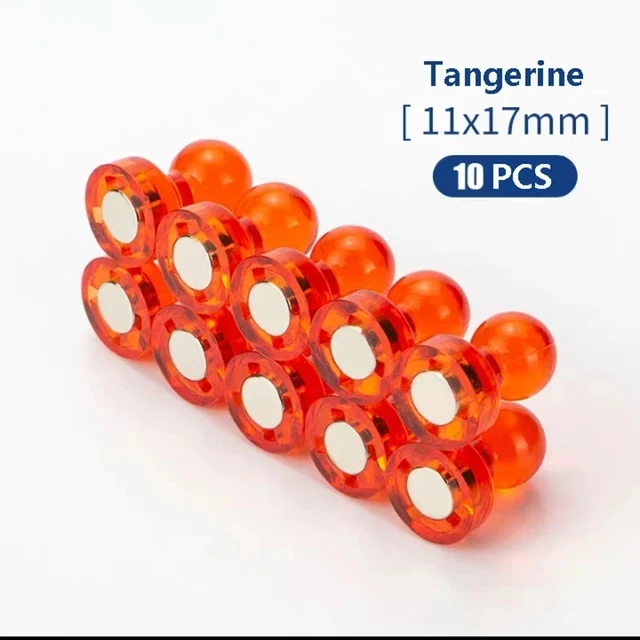 10-30 Calamite Forti Per Frigorifero – Forma A Birillo Colori Misti – Memo E Appunti