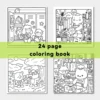 COZY MOMENTS Bold-easy Patterns Coloring Book for Adults Cute Drawing Book Perfect Gift for Party and Birthday 3