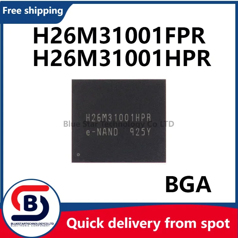 

Free Shipping 10pcs/lots H26M31001FPR H26M31001 26M31001 H26M31001HPR 26M31001HPR 26M31001FPR 4G memory chip EMMC In stock