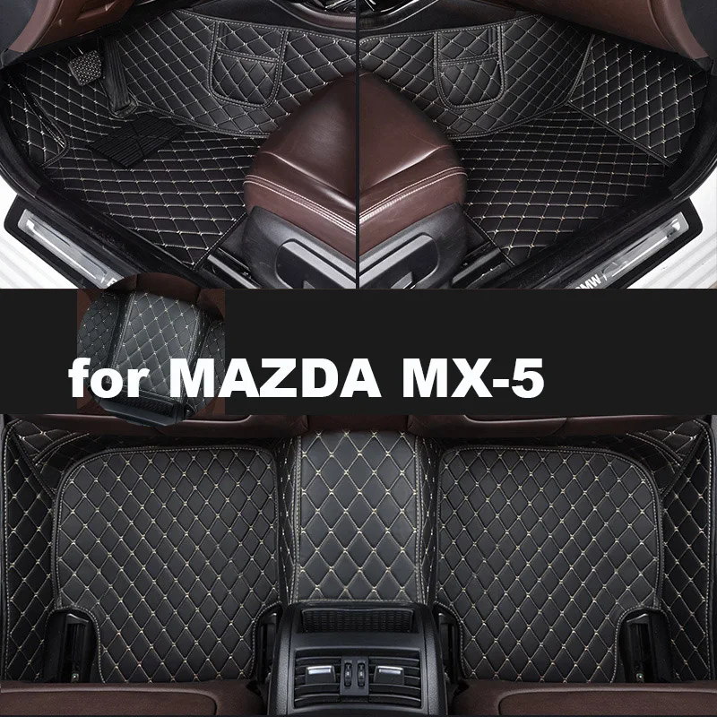 

Autohome Car Floor Mats For MAZDA MX-5 1995-2019 Year Upgraded Version Foot Coche Accessories Carpetscustomized