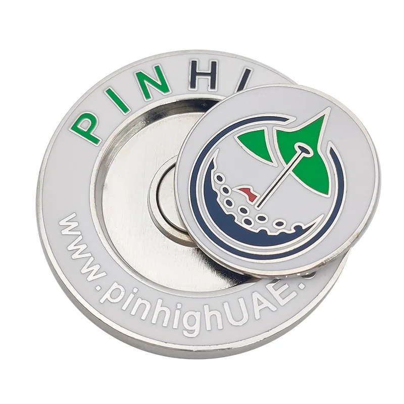 GolfmarkBlank Ball Markers Strong Magnetic Chips Metal Factory Mark40mm