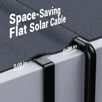 JMUYTOP – câble d'extension pour panneau solaire plat, 12/10 AWG 4/6 mm2, connecteurs étanches pour camping-car, photovoltaïque, maison, balcon, fil traversant 4