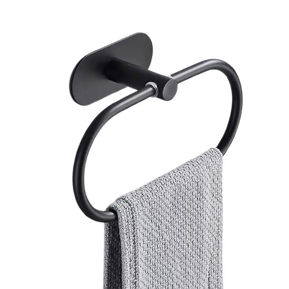 Multi-function Towel Holder Swivel Towel Rack Holder Set Heavy Duty Bathroom Kitchen Accessories Wall Mount Hanger Ring