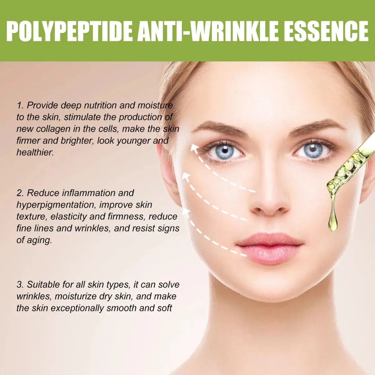 2.5% squalane retinol essential oil, brightens skin tone, moisturizes, lightens dullness, and tightens skin 2