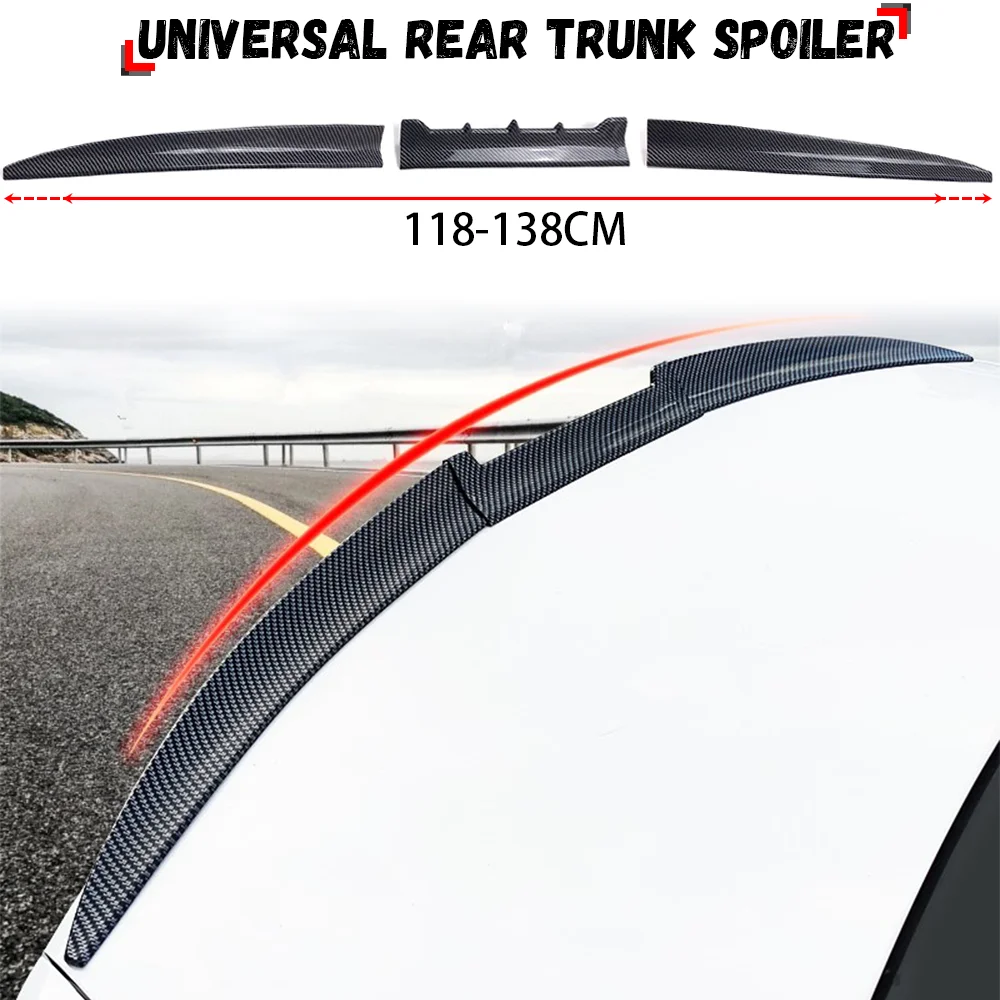 Universal Hinten Schwanz Stamm Lip Auto Racing Limousine Flügel Spoiler Trim Für BMW E46 E90 F30 G20 Für Audi A3 a4 A5 A6 Für Benz W204 W211 – Detail 1