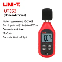 UNI-T UT353 Digital Sound Level Meter UT353BT Noisemeter 30-130dB Decibel Tester Noise Audio Detector Bluetooth 2
