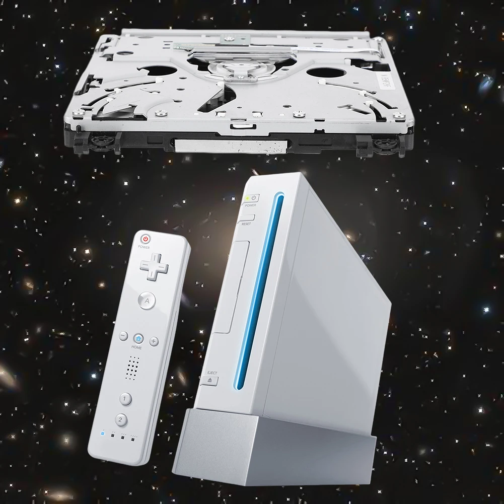 For Nintendo WII D2E Cracking Optical Drive Optical Board Dual IC DVD ROM Drive Disc Reader Scanner Reader Module