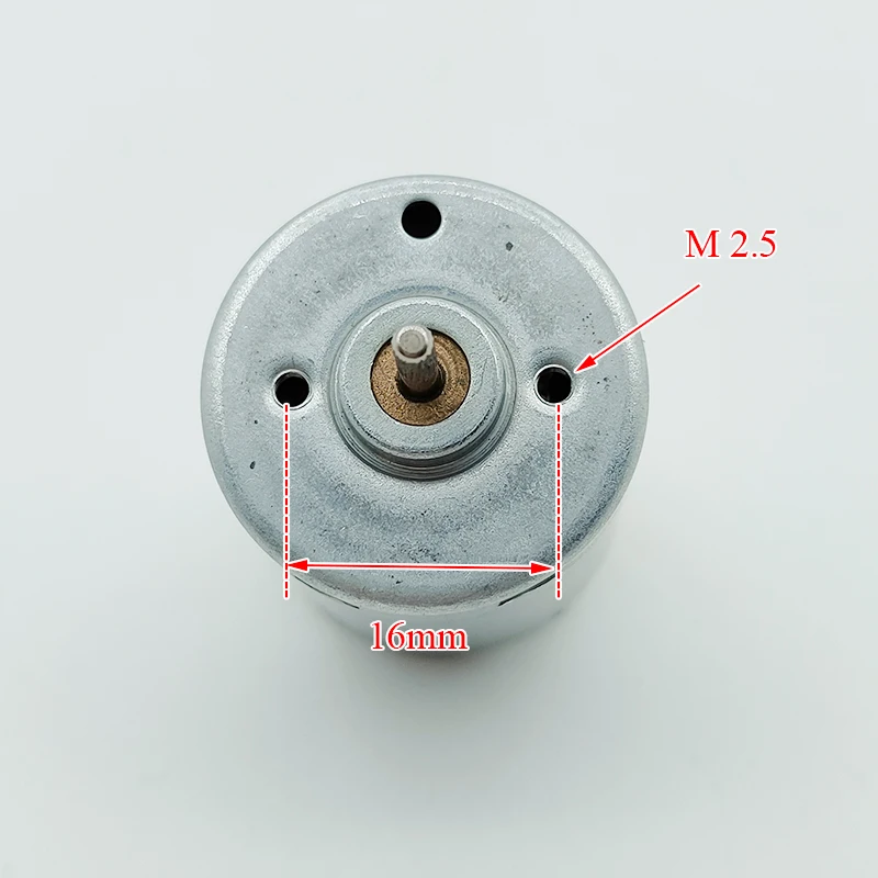 RS-365SV-14175 마이크로 365 모터 듀얼 2.3mm 샤프트 DC 12V 14.4V 18V 24V 10500RPM 미니 28mm 전기 모터 DIY 장난감 청소 로봇