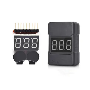 Testeur/moniteur de tension Lipo BX100 1S-8S avec alarme sonore pour avions RC, drones FPV, hélicoptères et projets de bricolage