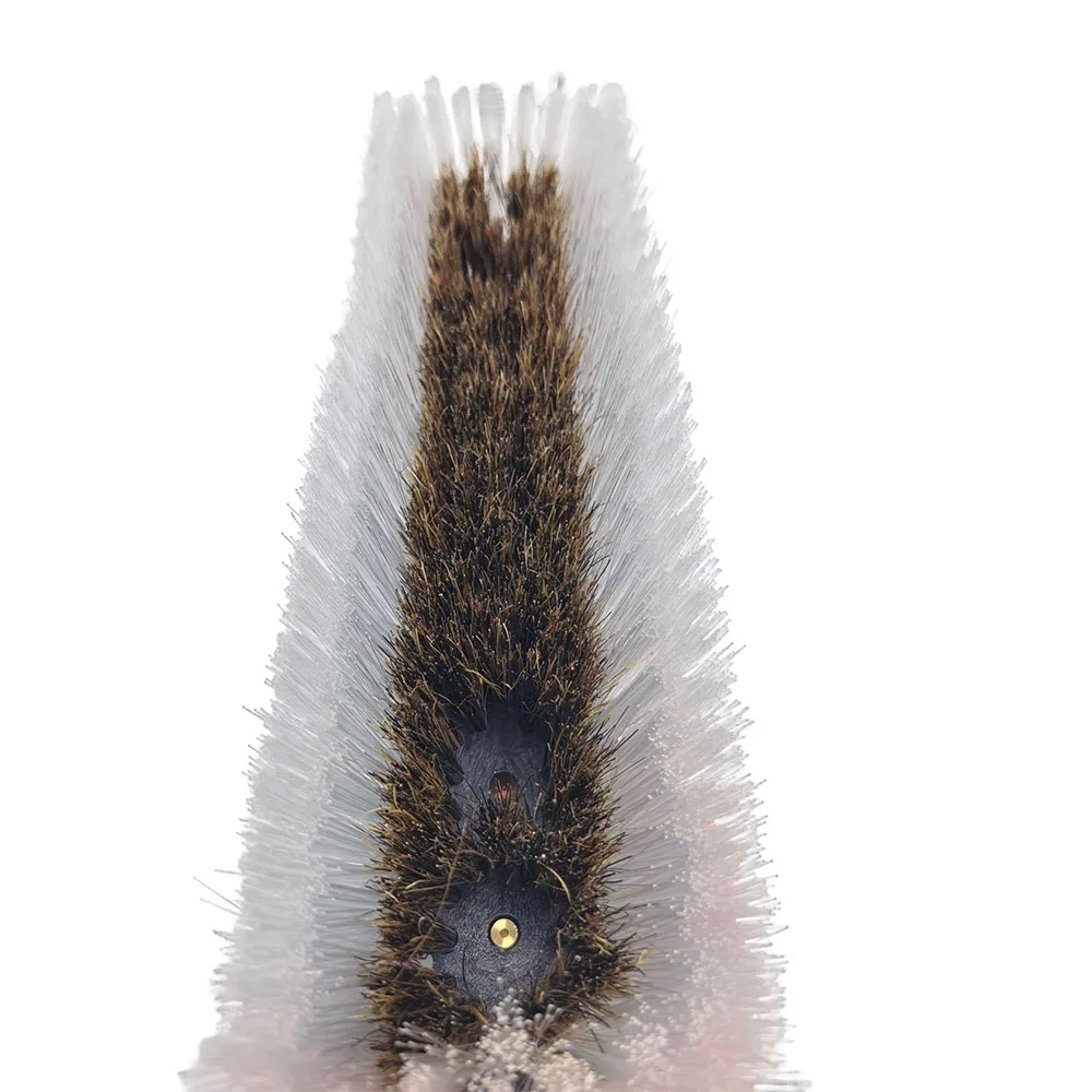Solar Panel Cleaning Water Fed Brush Boar Hair with Pencil Jet for Telescopic Pole Window Cleanging Hybrid Style(Euro Thread)