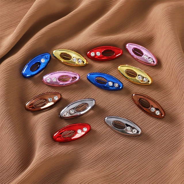 12pcs Oval Needle Color Muslim Headscarf Needle Scarf Buckle Scarf