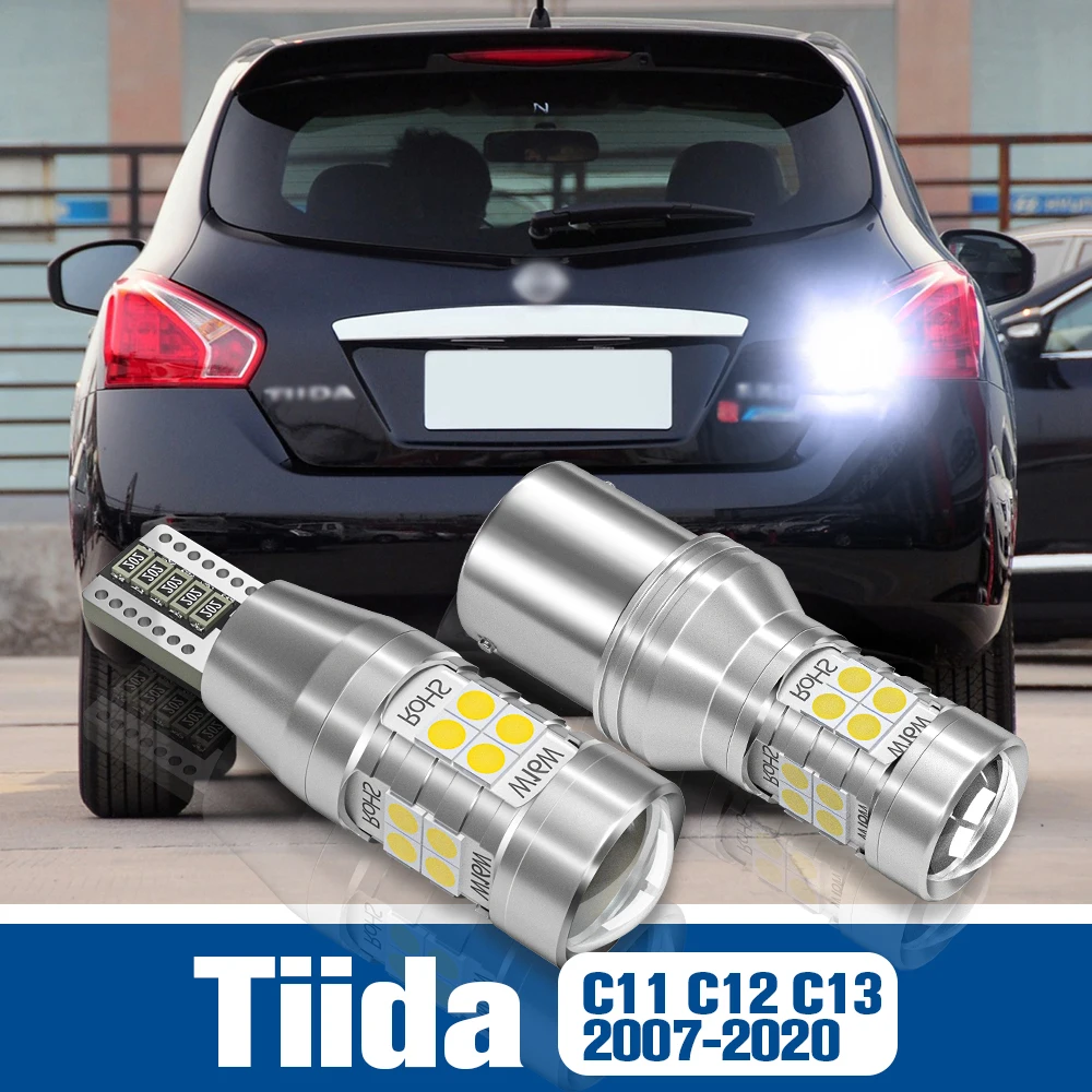 

2pcs LED Reverse Light Back up Lamp Accessories Canbus For Nissan Tiida C11 C12 C13 2007-2020 2012 2013 2014 2015 2016 2017 2018