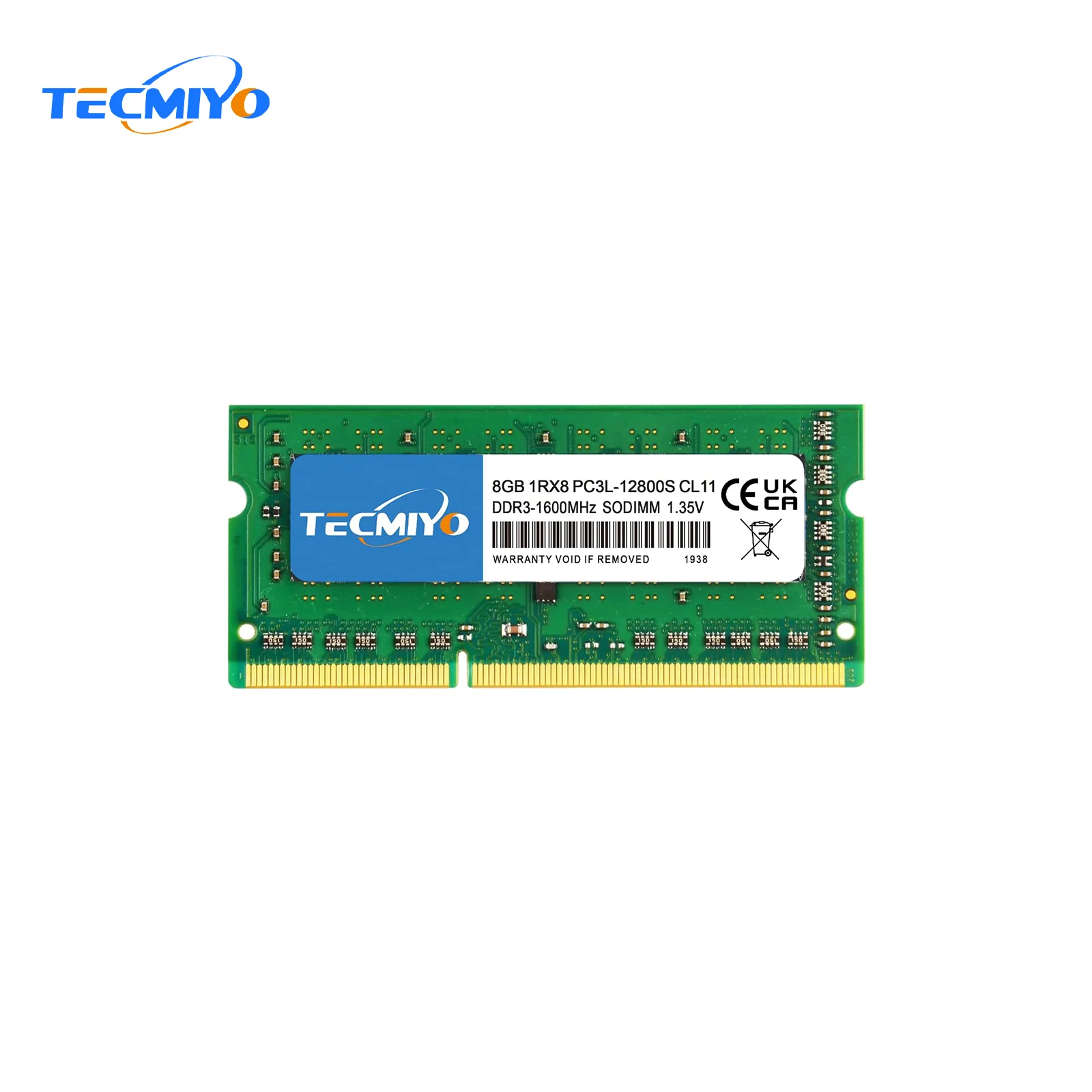 Memoria RAM DDR3 de Zeminba para Portátil, 8GB, 1600MHz, PC3-12800 SO