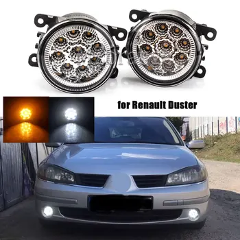 LED Fog Lights for Renault – Duster, Sandero, Megane II/III, Koleos, Fluence L30, Kangoo, Thalia, Logan, Clio IV | Front Bumper Fog Lamps / Headlights 1