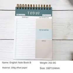 Premium Undated Weekly Planner & Meal Planning Notepad - A5 Stationery Pad (Style 8)