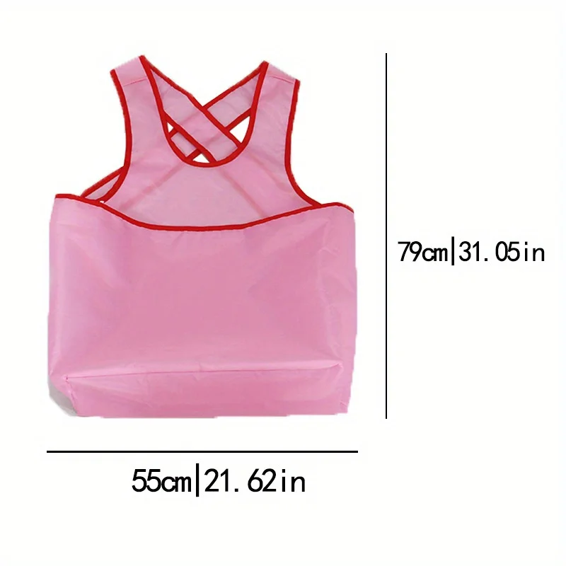 1/2pcs-Large capacity laundry storage bag, perfect for drying clothes and picking fruits and vegetables in the garden. 3