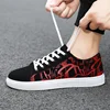 Fashion Men Vulcanized New Platform Canvas Shoes for Men Summer Graffiti Men's Sneakers Casual Male Athletic Shoes 4