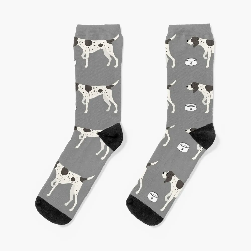German Shorthaired Pointer Dog Pattern Socks Warm Socks For Men Thermo Socks For Men