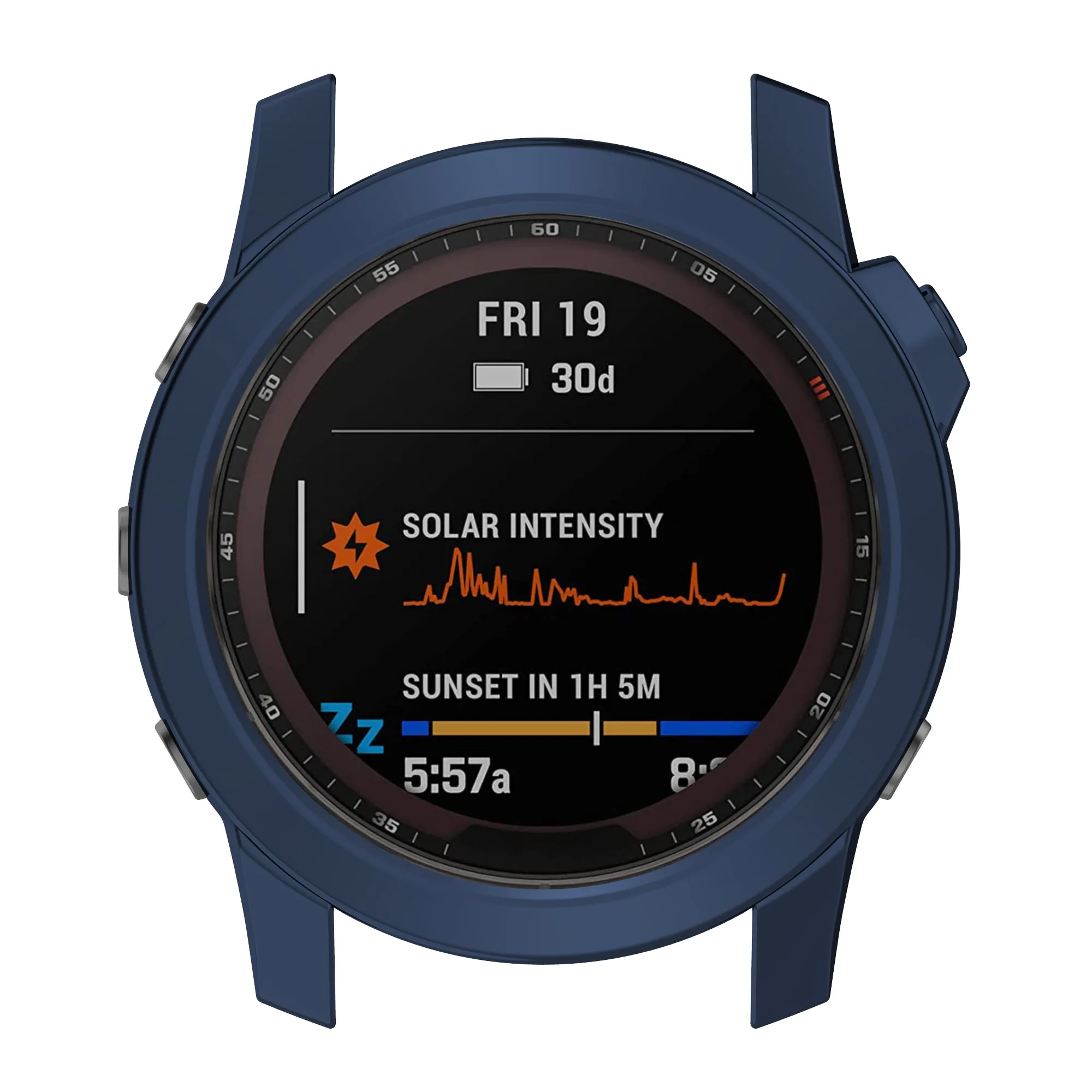 Watch Case Watch Protective Case Watch Cover Watch Protective Cover TPU Protective Case Bumper Protective Case Protective Cover for Garmin Fenix 7 7X Sapphire
