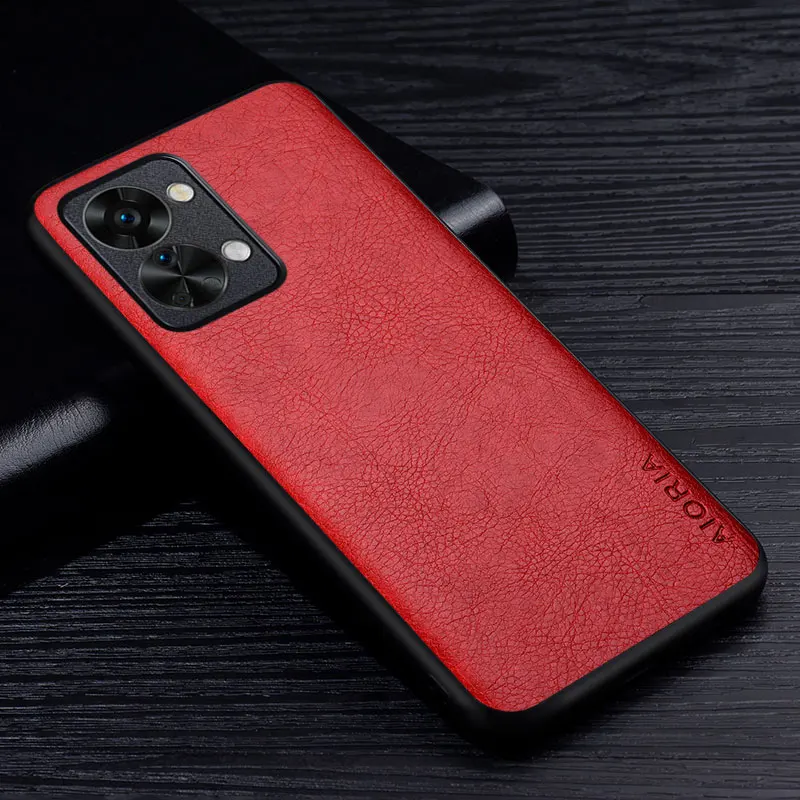 Leather Case with Retro Litchi Texture - Elegant Back Cover