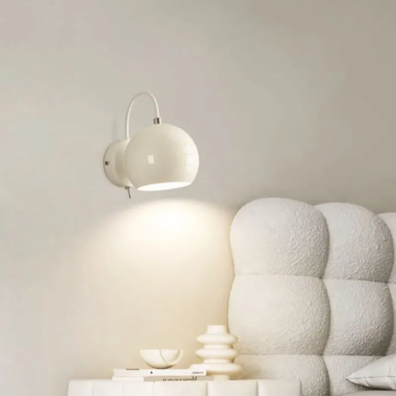 

Nordic LED Wall Lamp Minimalist Iron Art Rotatable Wall Sconces Bedroom Living Room Study Home Decorative Lighting Luminaires