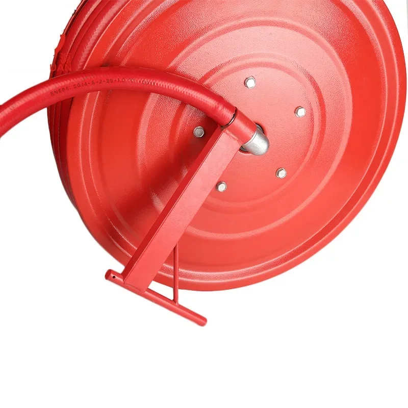 2023 HOT SALE - 1.2mm Thickness Red color Fire Extinguisher Reel Pipe  Eqipment 30m Manual Type Fire Hose Reel