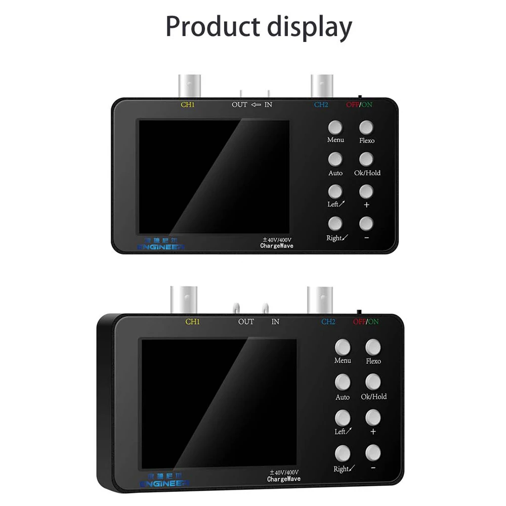 Digital Oscilloscope 50M Sampling 10M Bandwidth Current Oscilloscope Lissajous Patterns 6A Current Dual-channel digital oscilloscope