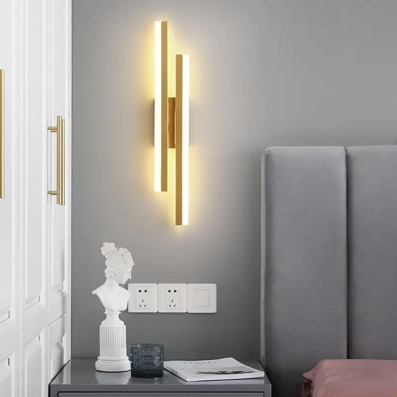 LedBedroomWallLampWallSconces48cm16wWallLightAcrylic