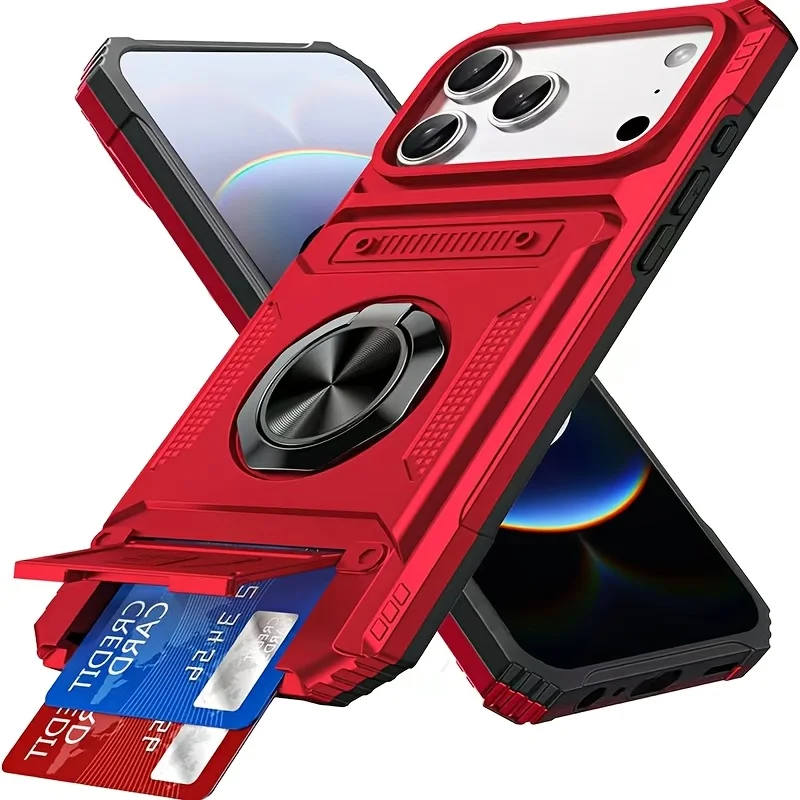 Heavy-Duty Shock-Proof Phone Cases with Dual SIM Card Slots