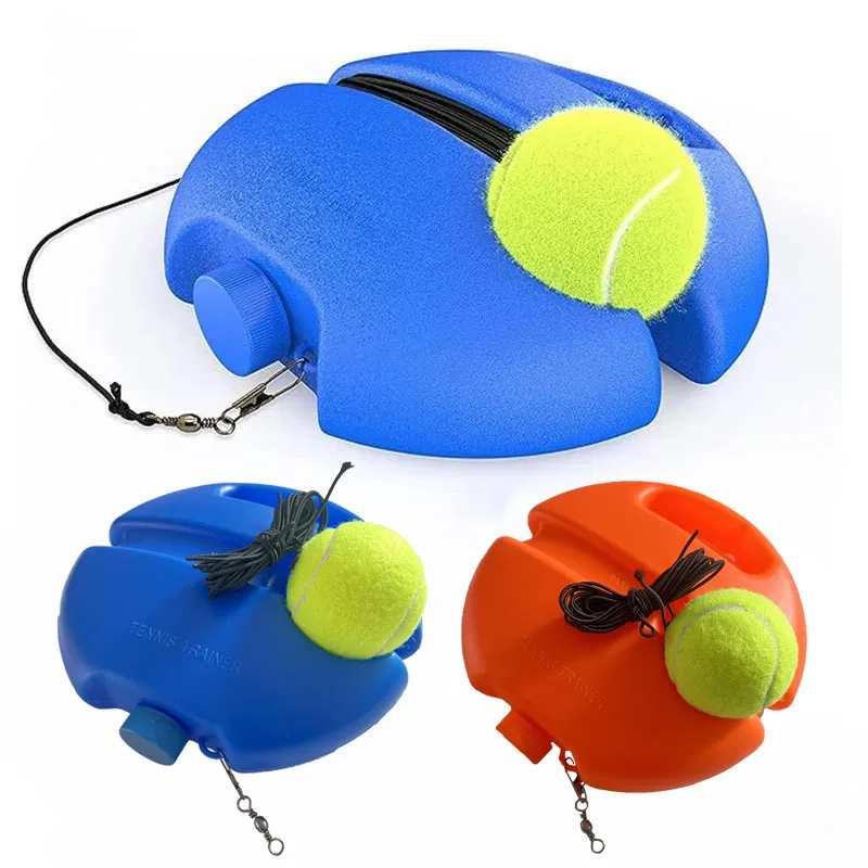 Solo Tennis Trainer Rebounder Throw Tennis Ball with String Rope Self Practice Training Equipment Exerciser Coach