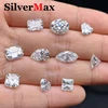 D Color Super White Moissanite Diamond Round / Oval / Pear / Radiant / Emerald / Heart / Princess / Cushion / Asscher With GRA 1