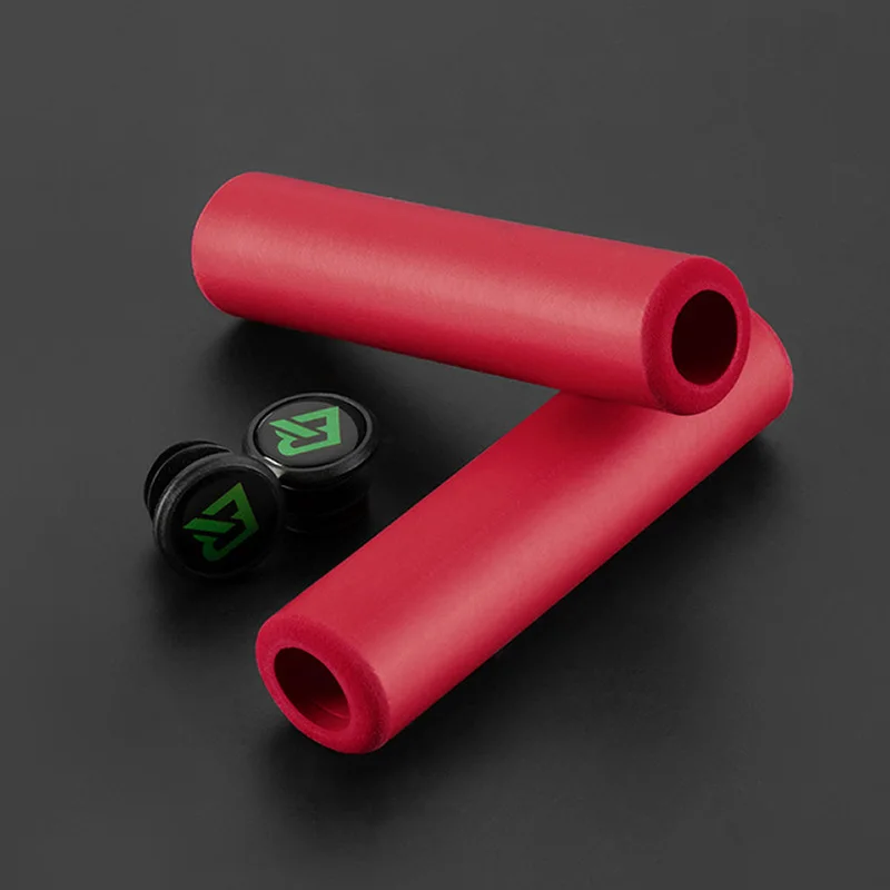 Bicycle Handlebar Grips Silicone Ultralight Soft MTB Bike Handlebar Cover Anti-slip Shock Absorbing Cycling Accessory